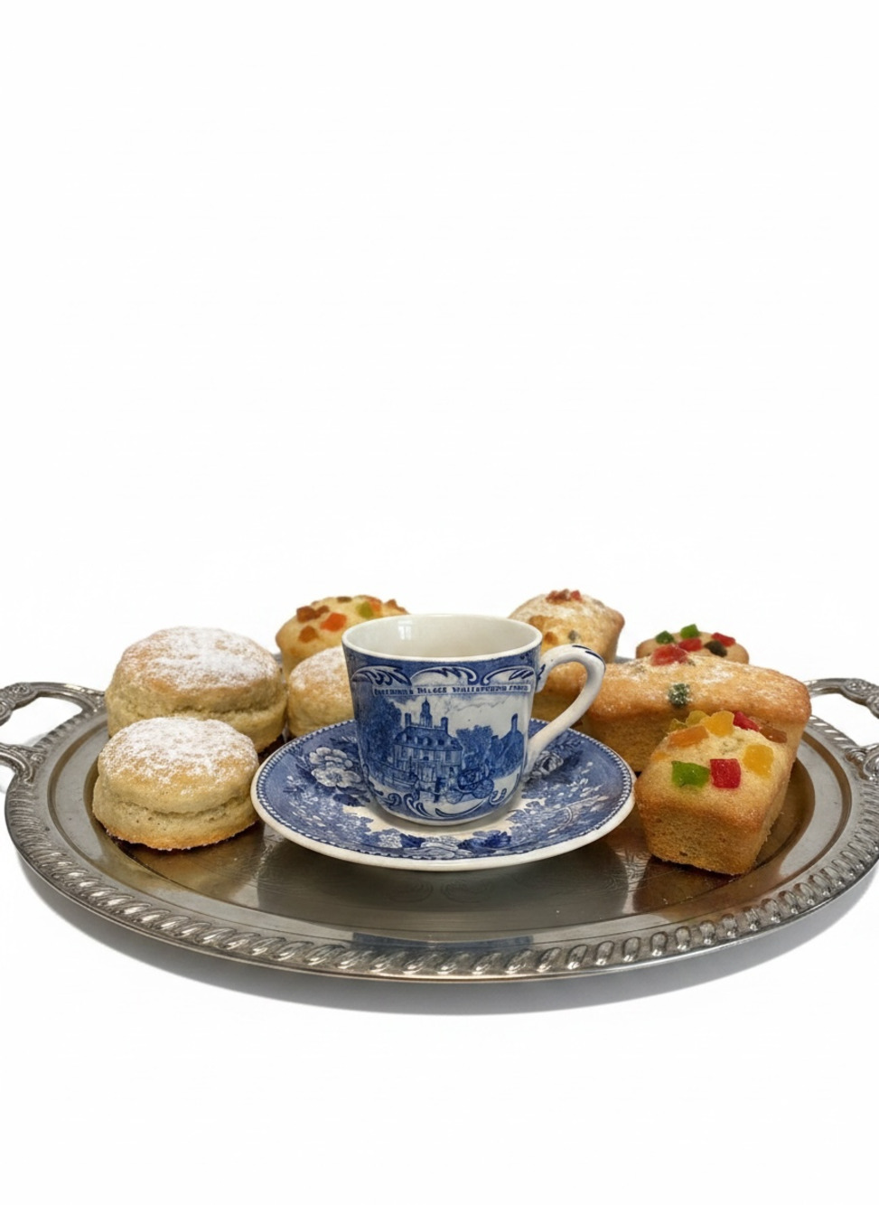 Vintage Jon Roth England Colonial Williamsburg Cup and Saucer Set